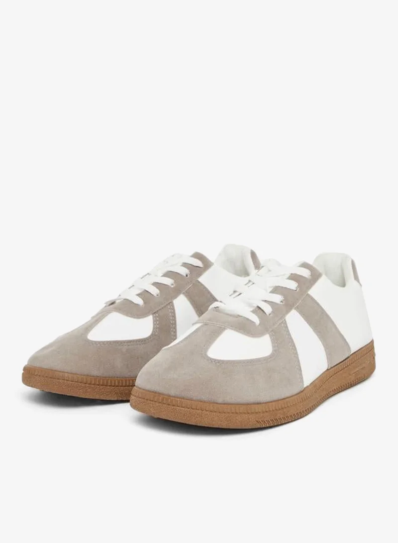 ستايلي أحذية سنيكرز جلد سويدي